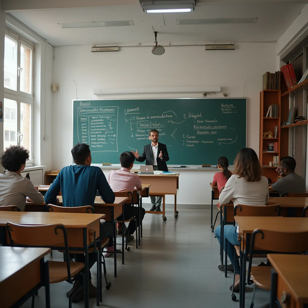 Clase retro de francés